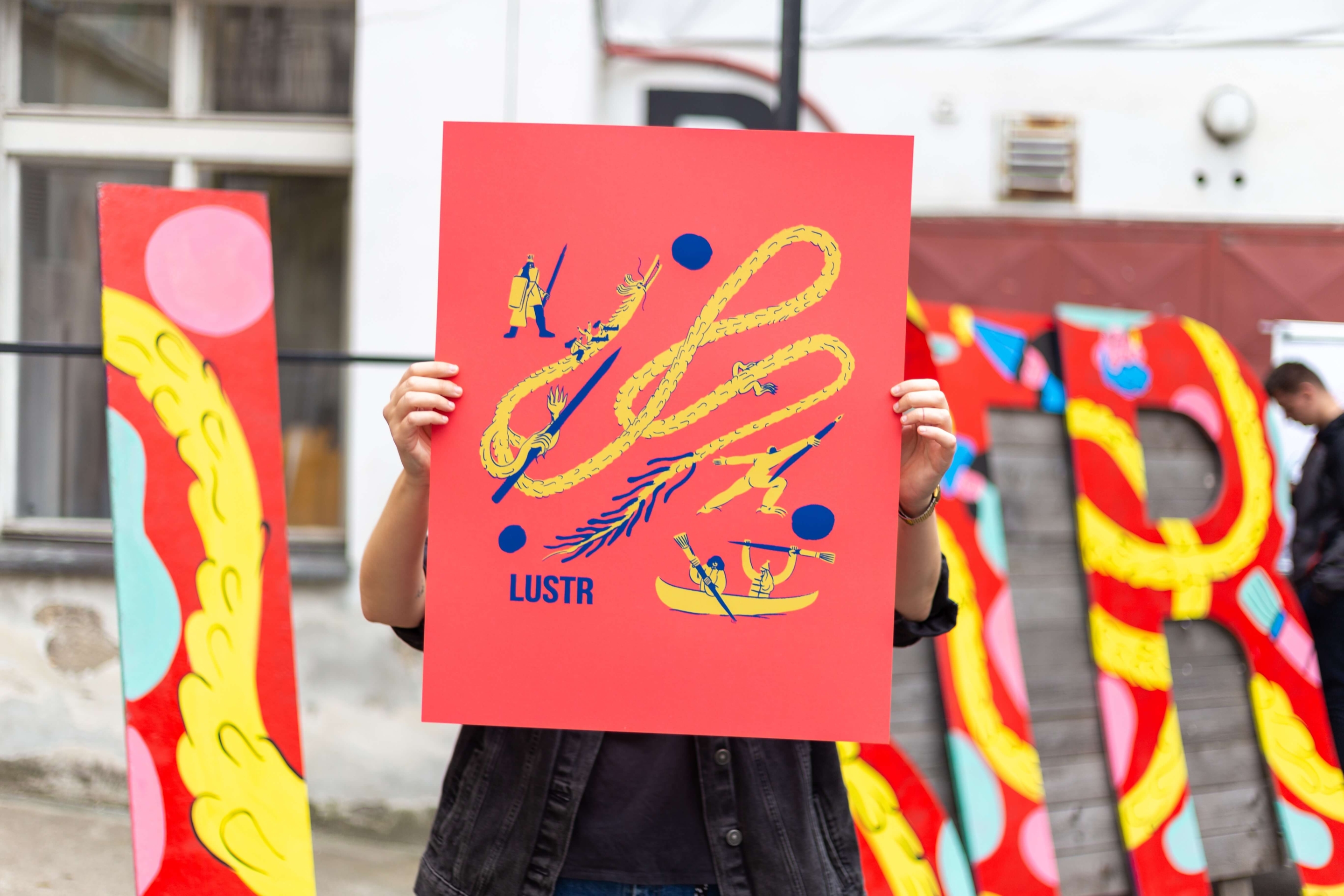 ilustrace pro magazín Host a pro vizuál festivalu Lustr 2019